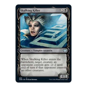 Skulking Killer Showcase (VOW) #296 Uncommon Innistrad: Crimson Vow Magic: The Gathering: 2021