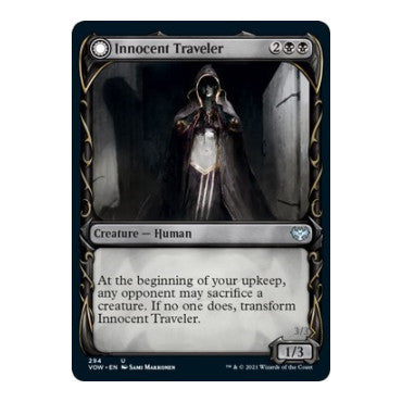 Innocent Traveler (Showcase) (VOW) #294 Uncommon Innistrad: Crimson Vow Magic: The Gathering: 2021