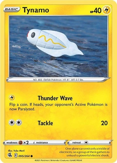 Tynamo (SWSH08) #095/264 Common (Reverse Holofoil Near Mint) SWSH08: Fusion Strike Pokemon: 2021