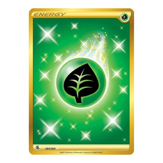 Grass Energy Secret (SWSH08) #283/264 Secret Rare (Holofoil Near Mint) SWSH08: Fusion Strike Pokemon: 2021