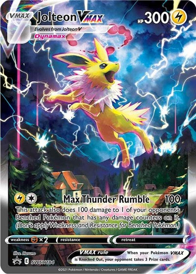 Jolteon VMAX SWSH184 (SWSD) #SWSH184 Promo (Holofoil Near Mint) SWSH: Sword & Shield Promo Cards Pokemon: 2019