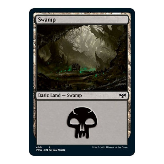 Swamp 400 (VOW) #400 Land (Foil Lightly Played) Innistrad: Crimson Vow Magic: The Gathering: 2021