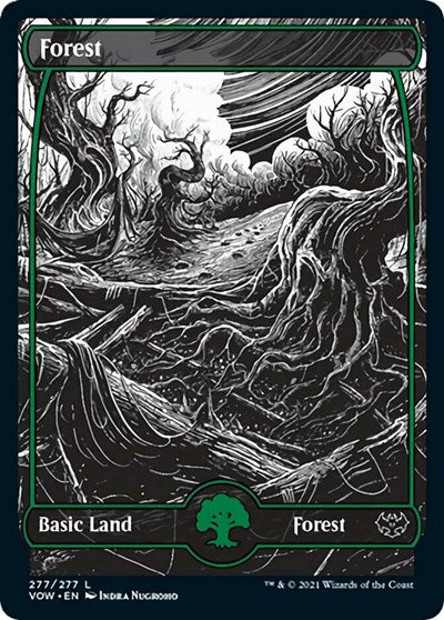 Forest 277 (VOW) #277 Land Innistrad: Crimson Vow Magic: The Gathering: 2021