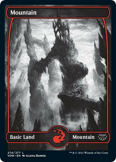 Mountain 274 (VOW) #274 Land (Near Mint) Innistrad: Crimson Vow Magic: The Gathering: 2021