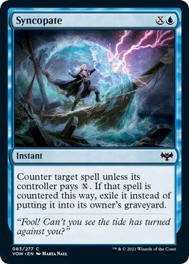 Syncopate (VOW) #83 Common (Moderately Played) Innistrad: Crimson Vow Magic: The Gathering: 2021