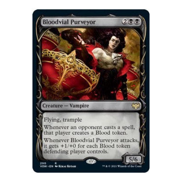 Bloodvial Purveyor Showcase (VOW) #290 Rare (Lightly Played) Innistrad: Crimson Vow Magic: The Gathering: 2021