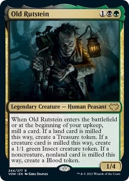 Old Rutstein (VOW) #244 Rare (Lightly Played) Innistrad: Crimson Vow Magic: The Gathering: 2021
