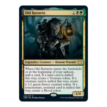 Old Rutstein (VOW) #244 Rare (Lightly Played) Innistrad: Crimson Vow Magic: The Gathering: 2021