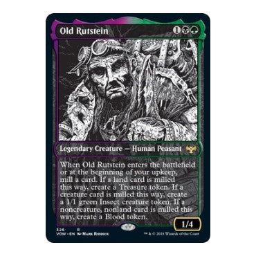 Old Rutstein Showcase (VOW) #326 Rare (Lightly Played) Innistrad: Crimson Vow Magic: The Gathering: 2021