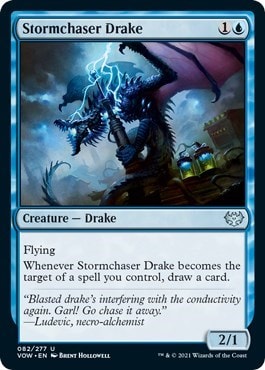 Stormchaser Drake (VOW) #82 Uncommon (Lightly Played) Innistrad: Crimson Vow Magic: The Gathering: 2021