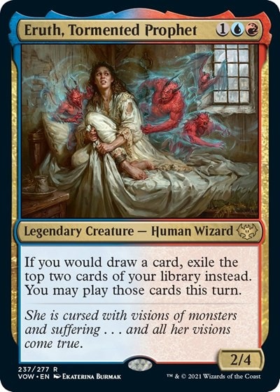 Eruth Tormented Prophet (VOW) #237 Rare (Lightly Played) Innistrad: Crimson Vow Magic: The Gathering: 2021