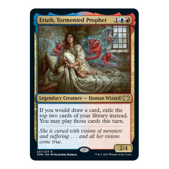 Eruth, Tormented Prophet (VOW) #237 Rare (Lightly Played) Innistrad: Crimson Vow Magic: The Gathering: 2021
