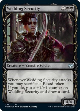 Wedding Security Showcase (VOW) #299 Uncommon (Lightly Played) Innistrad: Crimson Vow Magic: 2021