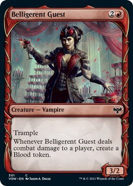 Belligerent Guest Showcase (VOW) #301 Common (Lightly Played) Innistrad: Crimson Vow Magic: The Gathering: 2021