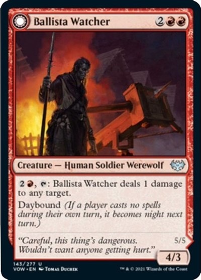 Ballista Watcher (VOW) #143 Uncommon (Lightly Played) Innistrad: Crimson Vow Magic: The Gathering: 2021
