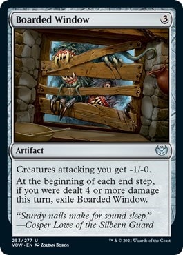 Boarded Window (VOW) #253 Uncommon (Lightly Played) Innistrad: Crimson Vow Magic: The Gathering: 2021