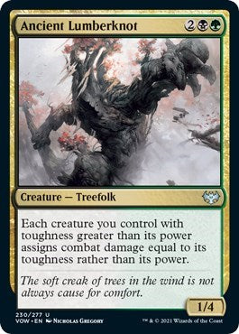 Ancient Lumberknot (VOW) #230 Uncommon (Near Mint) Innistrad: Crimson Vow Magic: The Gathering: 2021