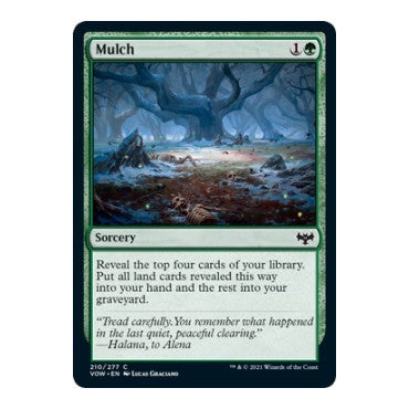 Mulch (VOW) #210 Common Innistrad: Crimson Vow Magic: The Gathering: 2021