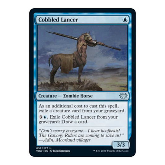 Cobbled Lancer (VOW) #52 Uncommon (Lightly Played) Innistrad: Crimson Vow Magic: The Gathering: 2021