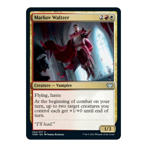 Markov Waltzer (VOW) #242 Uncommon Innistrad: Crimson Vow Magic: The Gathering: 2021