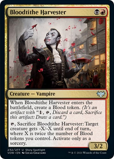 Bloodtithe Harvester (VOW) #232 Uncommon (Lightly Played) Innistrad: Crimson Vow Magic: 2021