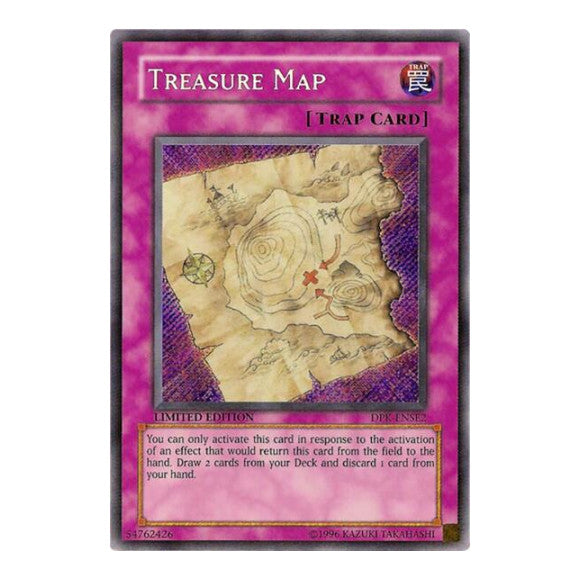 Treasure Map (DPK) #DPK-ENSE2 Secret Rare (Limited Near Mint) Duelist Pack Special Edition YuGiOh: 2006