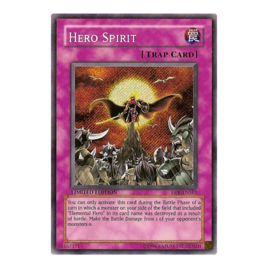 Hero Spirit (DPK) #DPK-ENSE3 Secret Rare Duelist Pack Special Edition YuGiOh: 2006