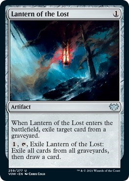 Lantern of the Lost (VOW) #259 Uncommon (Foil Lightly Played) Innistrad: Crimson Vow Magic: The Gathering: 2021
