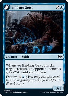 2021 Magic: Innistrad: Crimson Vow (VOW) - Binding Geist (#48, Common)
