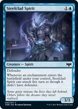 Steelclad Spirit (VOW) #80 Common (Lightly Played) Innistrad: Crimson Vow Magic: 2021