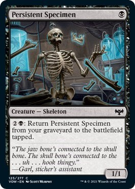 Persistent Specimen (VOW) #125 Common (Lightly Played) Innistrad: Crimson Vow Magic: The Gathering: 2021