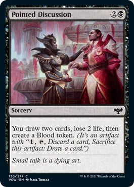 Pointed Discussion (VOW) #126 Common (Lightly Played) Innistrad: Crimson Vow Magic: The Gathering: 2021