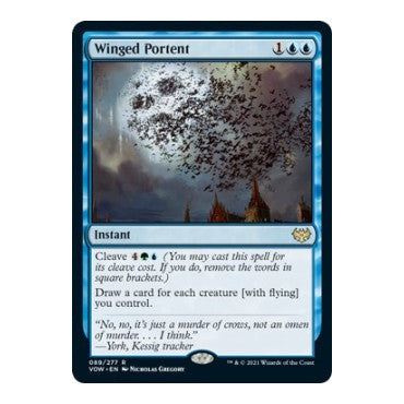 Winged Portent (VOW) #89 Rare (Lightly Played) Innistrad: Crimson Vow Magic: The Gathering: 2021