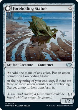 Foreboding Statue (VOW) #256 Uncommon (Lightly Played) Innistrad: Crimson Vow Magic: 2021
