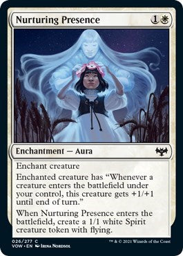 Nurturing Presence (VOW) #26 Common (Lightly Played) Innistrad: Crimson Vow Magic: The Gathering: 2021