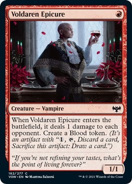 Voldaren Epicure (VOW) #182 Common (Lightly Played) Innistrad: Crimson Vow Magic: The Gathering: 2021