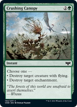 Crushing Canopy (VOW) #194 Common (Lightly Played) Innistrad: Crimson Vow Magic: 2021