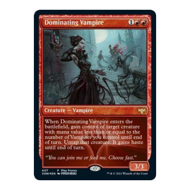 Dominating Vampire (PLAY) #407 Promo (Foil Lightly Played) Play Promos Magic: The Gathering: 2026