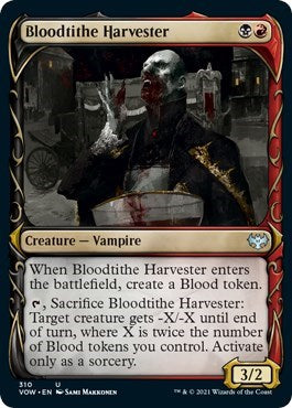 Bloodtithe Harvester Showcase (VOW) #310 Uncommon (Lightly Played) Innistrad: Crimson Vow Magic: The Gathering: 2021