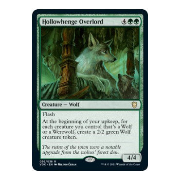 Hollowhenge Overlord (VOC) #36 Rare (Near Mint) Commander: Innistrad: Crimson Vow Magic: The Gathering: 2021