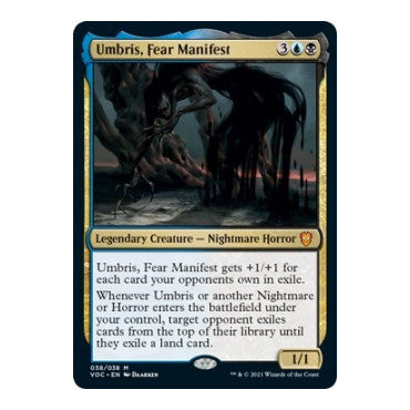 Umbris, Fear Manifest (VOC) #38 Mythic Rare Commander: Innistrad: Crimson Vow Magic: The Gathering: 2021