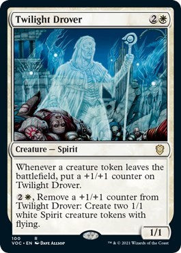 Twilight Drover (VOC) #100 Rare (Lightly Played) Commander: Innistrad: Crimson Vow Magic: The Gathering: 2021