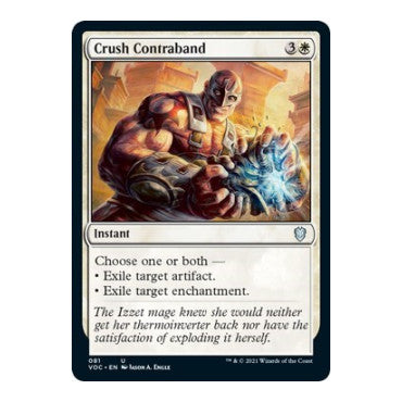 Crush Contraband (VOC) #81 Uncommon (Lightly Played) Commander: Innistrad: Crimson Vow Magic: The Gathering: 2021