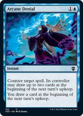 Arcane Denial (VOC) #102 Common (Lightly Played) Commander: Innistrad: Crimson Vow Magic: 2021