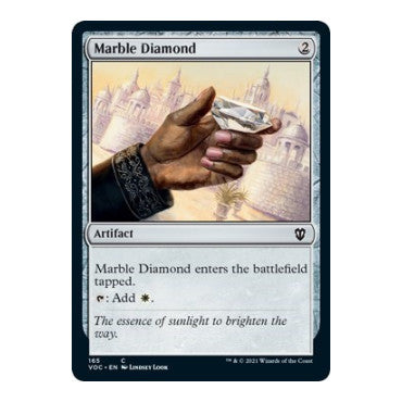 Marble Diamond (VOC) #165 Common (Lightly Played) Commander: Innistrad: Crimson Vow Magic: The Gathering: 2021