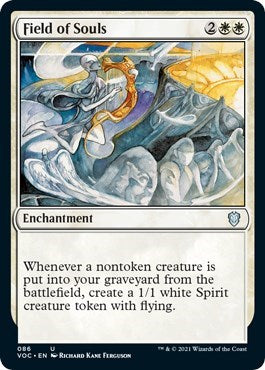 Field of Souls (VOC) #86 Uncommon (Lightly Played) Commander: Innistrad: Crimson Vow Magic: The Gathering: 2021