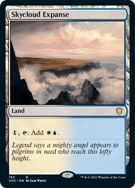 Skycloud Expanse (VOC) #182 Rare (Lightly Played) Commander: Innistrad: Crimson Vow Magic: The Gathering: 2021