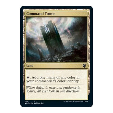 Command Tower (VOC) #172 Common (Near Mint) Commander: Innistrad: Crimson Vow Magic: The Gathering: 2021