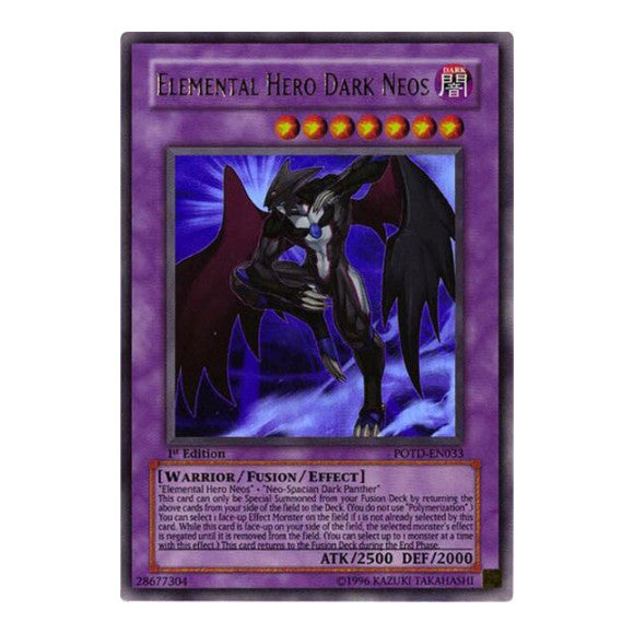 Elemental Hero Dark Neos (POTD) #POTD-EN033 Ultra Rare (1st Edition Moderately Played) Power of the Duelist YuGiOh: 2006