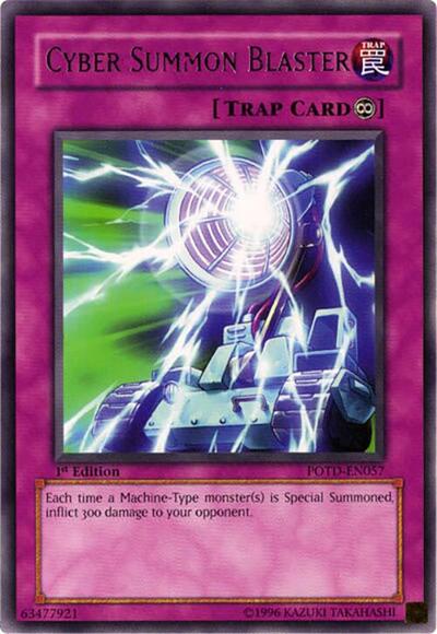 Cyber Summon Blaster (POTD) #POTD-EN057 Rare (1st Edition Near Mint) Power of the Duelist YuGiOh: 2006
